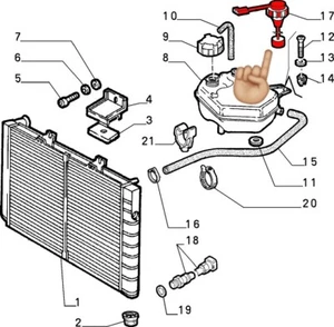 Sensore livello refrigerante 155 e 164 (16339) - Bild 1 von 2