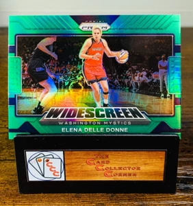 2022 Panini Prizm WNBA Widescreen Green Prizm Elena Delle Donne #15 Mystics - Picture 1 of 2