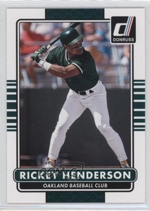 2015 Panini Donruss Rickey Henderson #181 HOF
