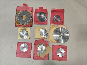 Lot Of 14, F&D Tool Co Thurston HSS Jewelry Metal Slitting Saw Blades Thurco USA - Picture 1 of 19