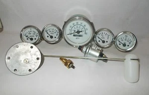 Gauges Kit- 85mm Speedometer + Elec Temp + Oil + Fuel + Volt + Senders unit WC - Picture 1 of 2