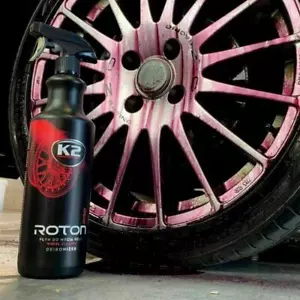 K2 ROTON PRO 1L BLOOD ALLOY WHEEL CAR PAINT CLEANER IRON REMOVER CONTAMINANT - Picture 1 of 4