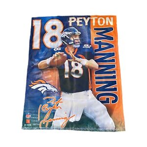 NFL Denver Broncos / Peyton Manning 28”x31” Flag/Banner Wincraft/NFL Prop. 2012