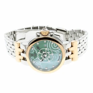 TUDOR 35401 Claire de Rose Date Automatic Ladies Wristwatches SS/YG Black - Picture 1 of 7
