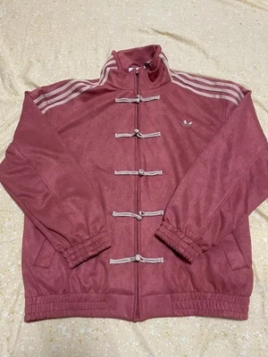 Adidas China Year of the Snake Track Jacket Red Size M Suede Limited Edition New - Image 1 of 4
