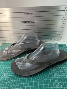 Revitalign Flip Flop Sandal Shoes Brown Leather Size 11 - Picture 1 of 7