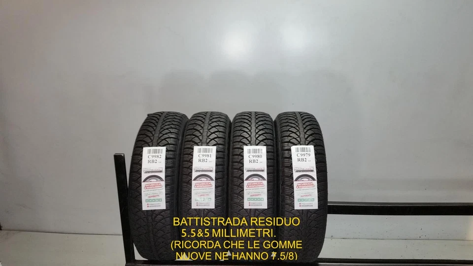 GOMME USATE  TERMICHE 155/65R14 75T FULDA KRISTALL MONTERO 3 PNEUMATICI C09982 - Bild 1 von 1