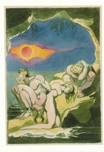 William Blake•Visions of the Daughters of Albion 1793•art POSTCARD - Picture 1 of 1