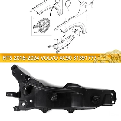 31391777 For 2016-2024 Volvo XC90 Front Fender Mount Panel Bracket Left Side US - Image 1 of 4