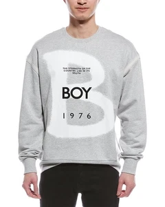 Boy London B Is For Boy Crewneck Sweatshirt Men's Grey Xl - Picture 1 of 3