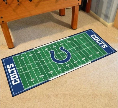 Indianapolis Colts Football Field Runner Mat - 72"x30" NFL Licensed Rug Carpet - Image 1 of 4