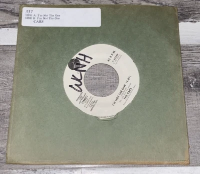 The Cars I’m Not The One Promo Dj Single Record Jukebox 45 - Image 1 of 4