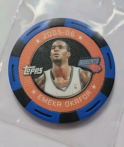 2005-06 Topps NBA Collector Poker Chips Emeka Okafor Blue - Picture 1 of 2