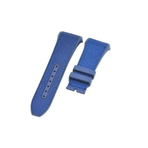 28mm Blue Rubber Strap For Franck Muller Vanguard V41, V45 - Picture 1 of 6