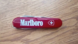 1985 Victorinox Schweizer Taschenmesser mit Marlboro Aufdruck / Neu Vintage OVP - Bild 1 von 5