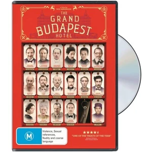 The Grand Budapest Hotel (DVD, 2014) PAL Region 4 (Wes Anderson) NEW / SEALED - Picture 1 of 5