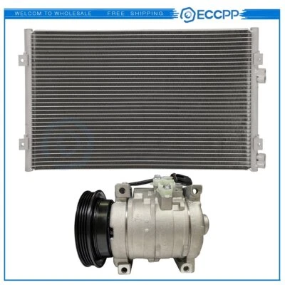 Kit de refrigeración de condensador de CA y compresor de CA para Chrysler PT Cruiser 2001-2010 Foto 1 de 4