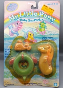 Hasbro My Little Pony Baby Sea Ponies Surf Rider 1985 de colección sellado MLP G1 juguete - Imagen 1 de 11
