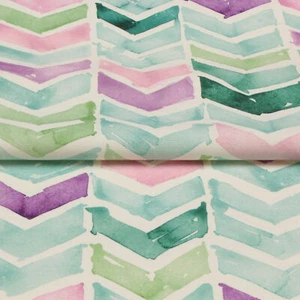 Stoff Meterware Pfeilmuster Pastell Baumwolle Frühling Deko Nähen - Bild 1 von 8