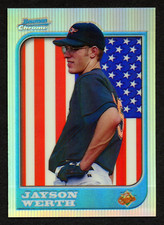 Jayson Werth RC 1997 Bowman Chrome International REFRACTOR Rookie SP #293 Oriole