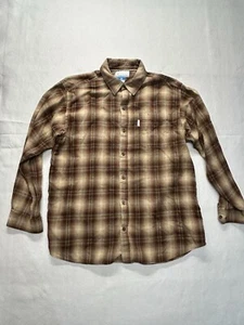 Vintage 90's Grunge Lumberjack Colombia Plaid Long Sleeve Button Up Men's XL - Picture 1 of 7