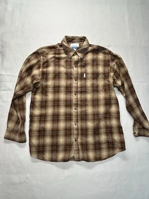 Vintage 90's Grunge Lumberjack Colombia Plaid Long Sleeve Button Up Men's XL - Image 1 of 4