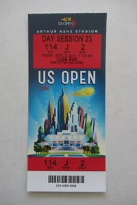 2014 US OPEN TENNIS (DAY SESSION 23) 9/5/2014 FULL TICKET ~ SERENA WILLIAMS - Picture 1 of 1