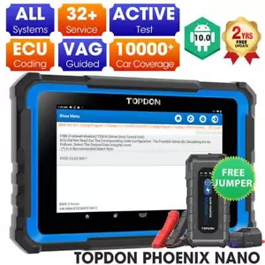 TOPDON Phoenix Nano-E PRO Bidirectional Elite Car Diagnostic Scanner E*CU Coding - Picture 1 of 18