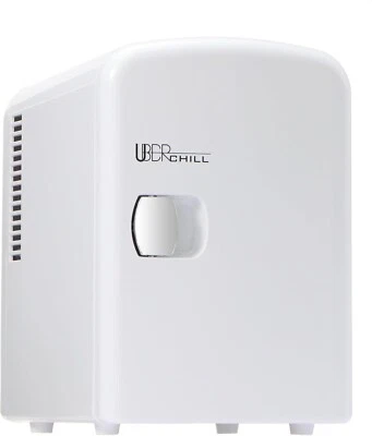 NEW Uber Portable Mini Fridge Cooler and Warmer Red for Drinks, Food, Cosmetics - Image 1 of 4