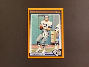 2024 SCORE FOOTBALL - ROGER STAUBACH - 296 - ORANGE - Picture 1 of 2