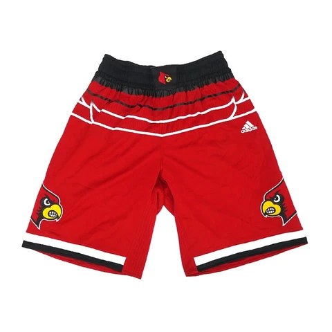 Louisville Cardinals Adidas Men's Primary Logo Red Basketball Performance Shorts Cover