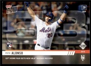 2020 MLB Sticker #163 Pete Alonso - New York Mets