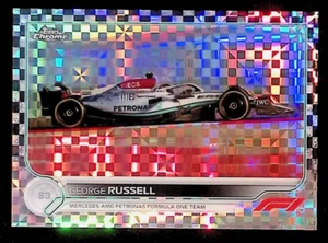 George Russell 2022 Topps Chrome F1 Checker Flag Refractor #112 - Bild 1 von 2