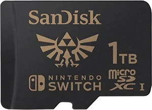 SanDisk 1TB microSDXC UHS-I für Nintendo Switch, Geschwindigkeit bis zu 100MB/s Zelda Motiv - Bild 1 von 6