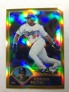 ADRIAN BELTRE 2003 TOPPS CHROME GOLD REFRACTOR CARD 91 DODGERS /449 - Picture 1 of 2
