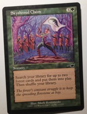 Skyshroud Claim Nemesis  MP  MTG magic the gathering FREE SHIPPING