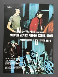 Andy Warhol Billy Name Argento Anno Mostra Fotografica 1996 Jp Parco Gallery Poster - Foto 1 di 4