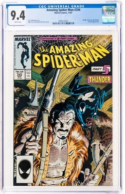 🔥 Amazing Spider-Man #294 CGC 9.4 "Death" of Kraven Last Hunt part 5 MCU Movie - Image 1 of 3