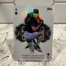 2023 Topps Randy Johnson All Aces Black Club Playing Card #AA-4 Diamondbacks 