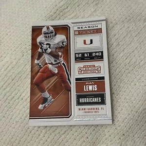 2018 Panini Contenders Draft Picks - Season Ticket #82 Ray Lewis - Picture 1 of 2