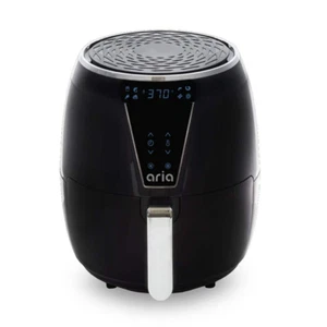 5 Qt. Ceramic Air Fryer, Toxin-Free and 8-In-1 Cooking Presets, Black - Picture 1 of 7