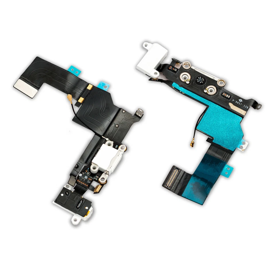 M&M SMARTEK® Flex für iPhone 5s Ladebuchse Buchse USB Charging Connector Audio dock NEU weiß