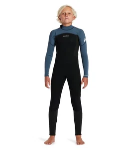 Quiksilver Kids 3/2mm Prologue Full Length Wetsuit - Black/Bering - 16 Yrs - Picture 1 of 5