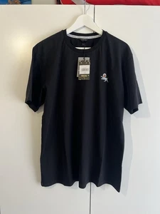 Camiseta Percival | Bordado Space Dog | Negra | Nueva con etiquetas | Talla 2XL | XXL - Imagen 1 de 9