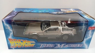Sunstar TIME MACHINE Silver 1 18 Back to the Future - Image 1 of 4