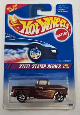 Hot Wheels 1995 ~ sello de acero ~ '56 Flashsider 3/4 (ruedas de buje de 5 radios) Foto 1 de 4