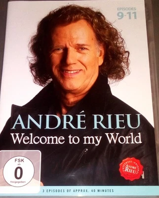 ANDRE RIEU WELCOME TO MY WORLD 3 EPISODES 9-11 DVD UK SELLER - Image 1 of 3