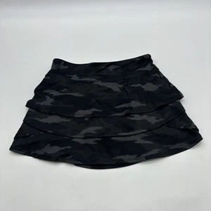 Athleta Girls Swing Skort Jupe Shirt Evasee Camo XL Pocket Zip Logo …#31222 - Picture 1 of 16