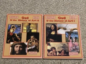 God & the History of Art I And II No Paint Cards Included 250 Art Lessons - Picture 1 of 2