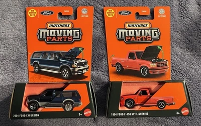 Lote de piezas móviles Ford F-150 SVT Lightning 2004 Ford Excursion 2025 Matchbox Foto 1 de 4